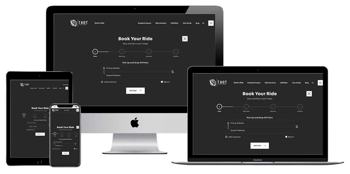 taxi booking website